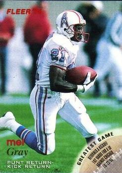 Mel Gray Houston Oilers 1996 Fleer NFL #53